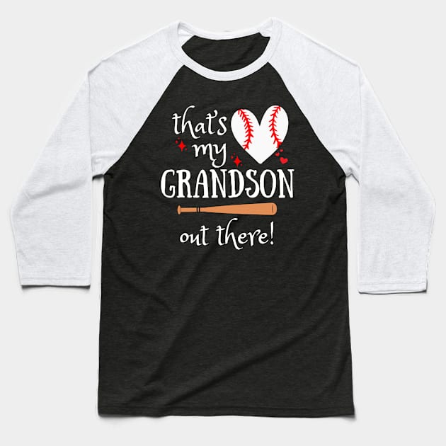 Baseball Grandma: That's My Grandson Sport Lover Baseball T-Shirt by Orth